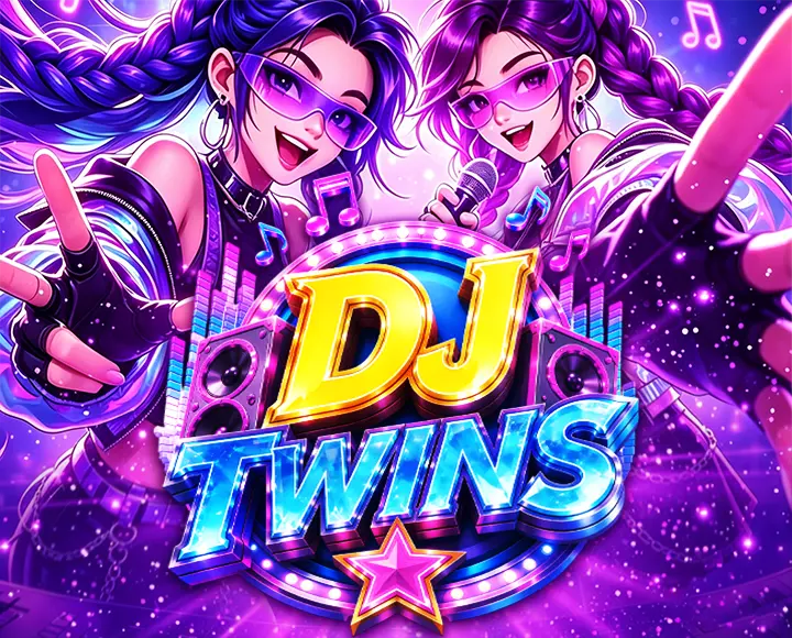 DJ TWINS Slot Game - Amazing Art Gaming