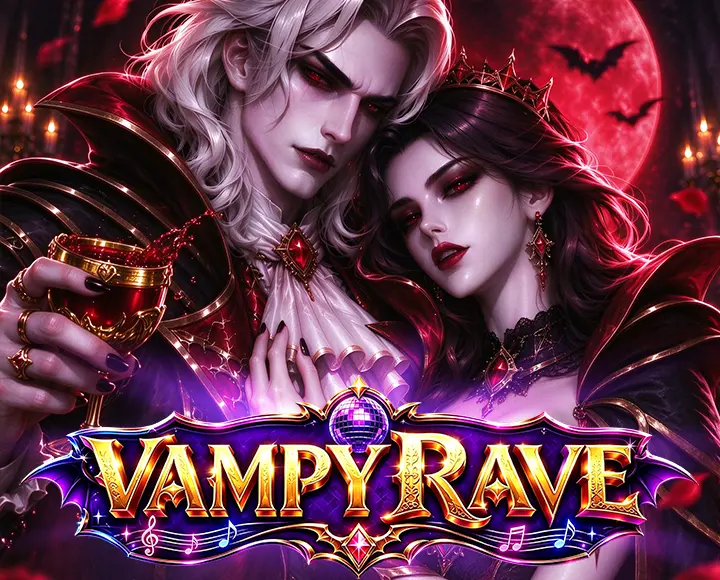 VAMPY RAVE Slot Game - Amazing Art Gaming